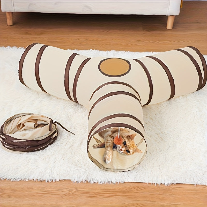 Foldable Cat Tunnel Toy