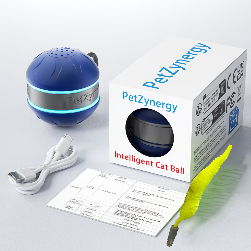 Cat interactive toy ball