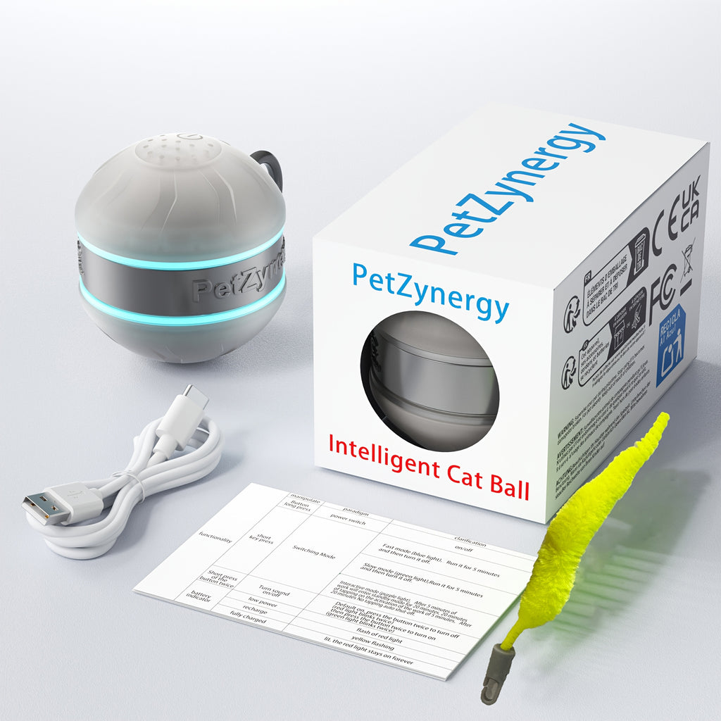 Cat interactive toy ball
