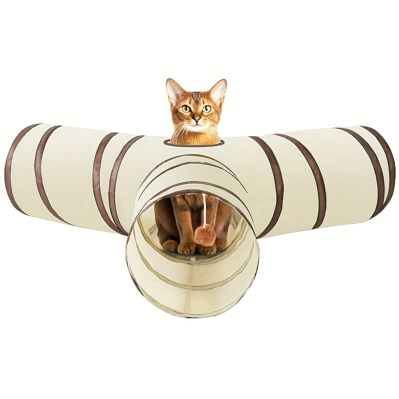 Foldable Cat Tunnel Toy