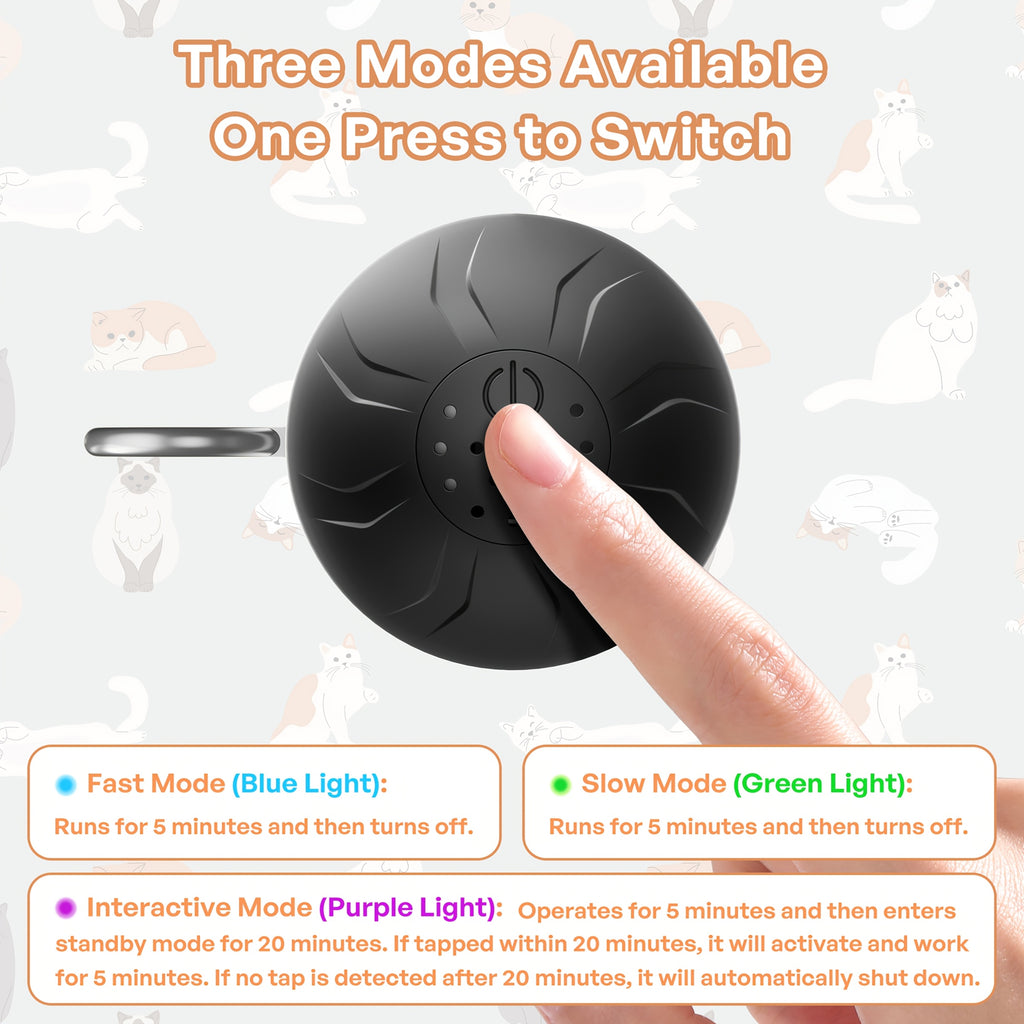 Cat interactive toy ball