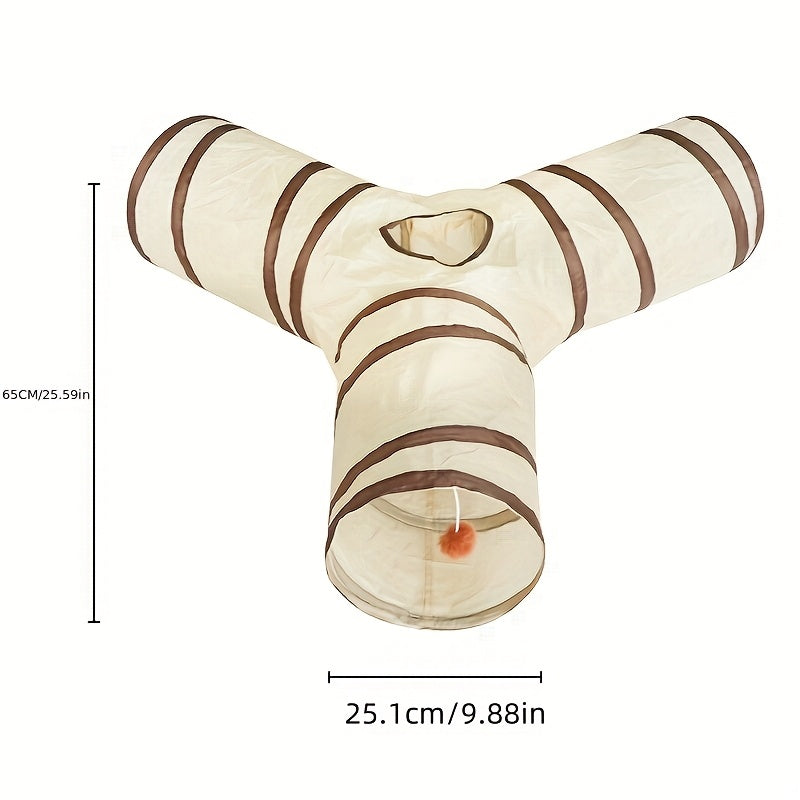 Foldable Cat Tunnel Toy