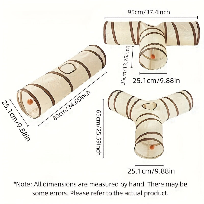 Foldable Cat Tunnel Toy
